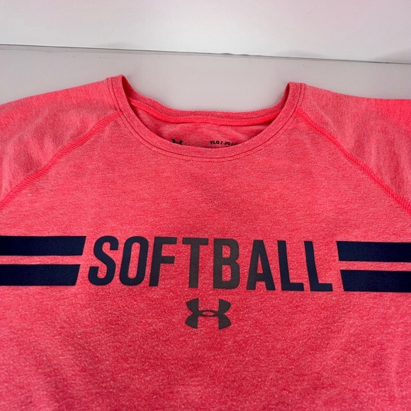 girls Under Armour short sleeve athletic shirt - Picture 4 of 6